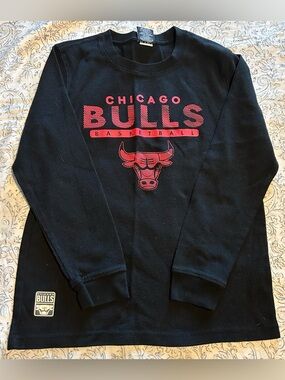 Kids NBA Chicago Bulls Thermal Crewneck, Size 14-16